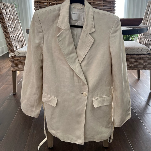 Aritzia - le fou Wilfred - SUIT SET - BUNDLE - blazer jacket: S - pants: 6 - Picture 13 of 14